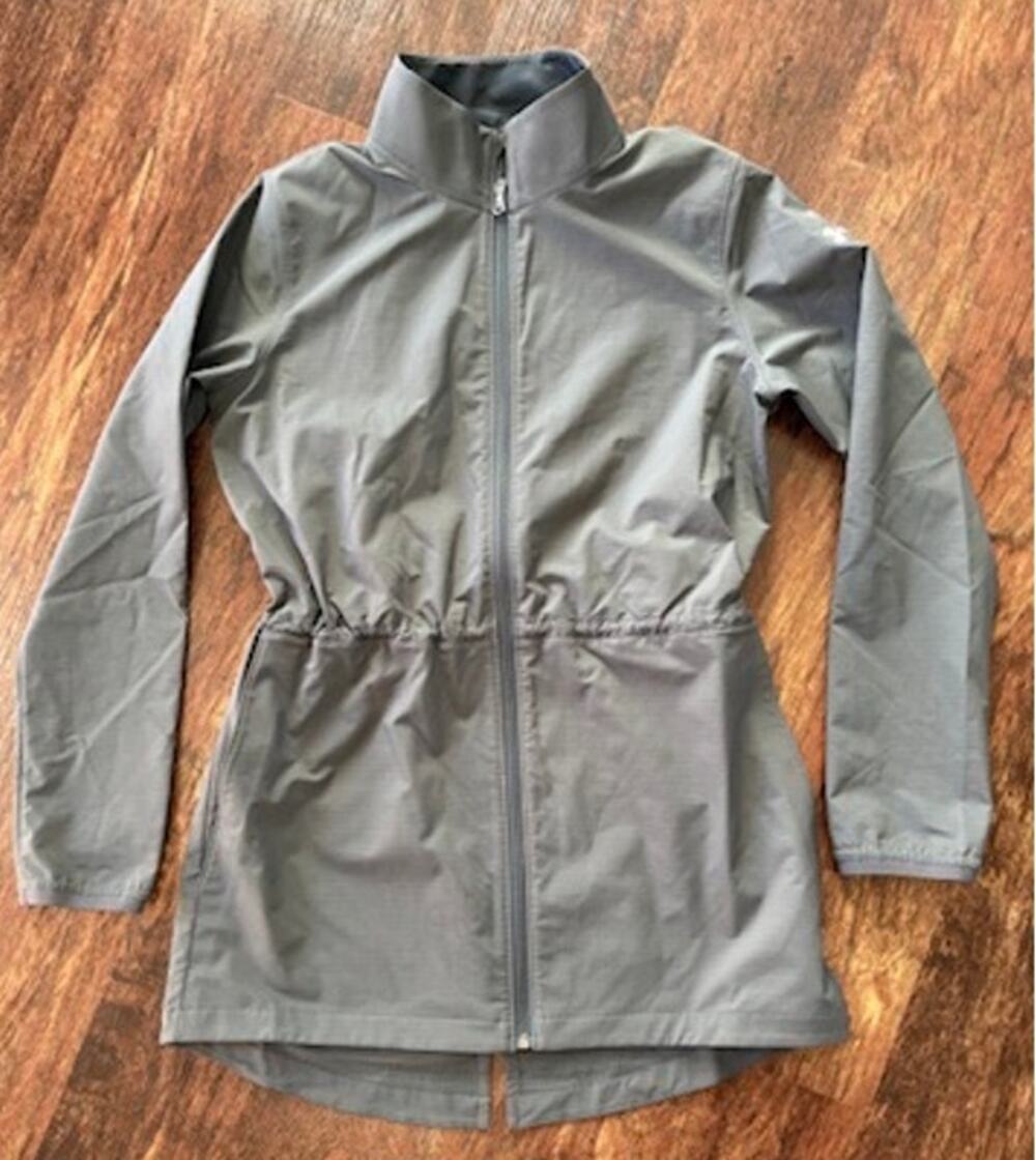 Under Armour Storm Corporate Windstrike Full Zip Jacket Womens XS Gray/Black
